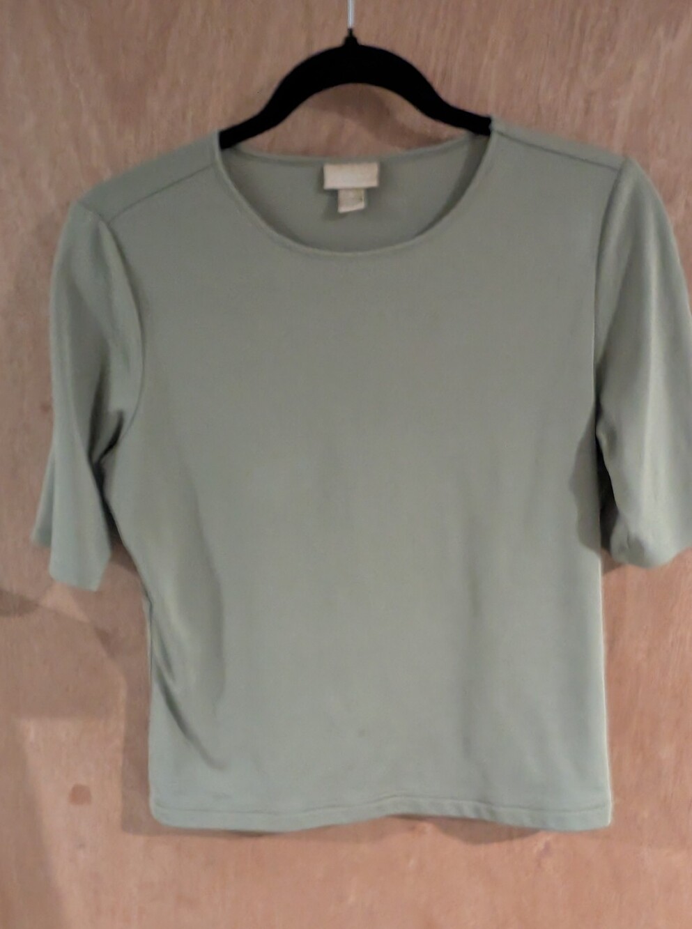 Nordstrom Short-Sleeve Crewneck Top in Sage